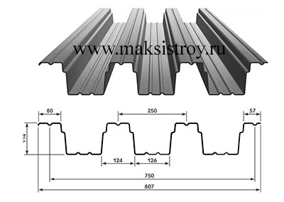 Профнастил Н114-750