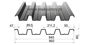 Профнастил Н60-845